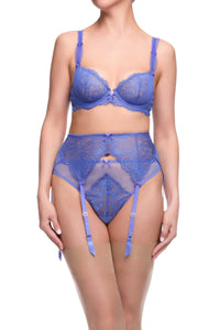 Gwendolline Blue Lace Underwire Bra