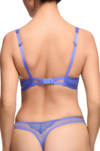 Gwendolline Blue Lace Underwire Bra