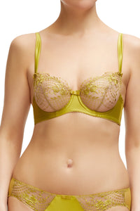 Julies' Roses Chartreuse Underwire Bra