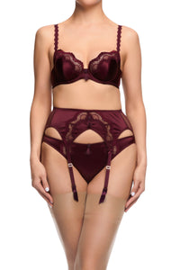 Star Lift Plum Underwire Balconette Bra