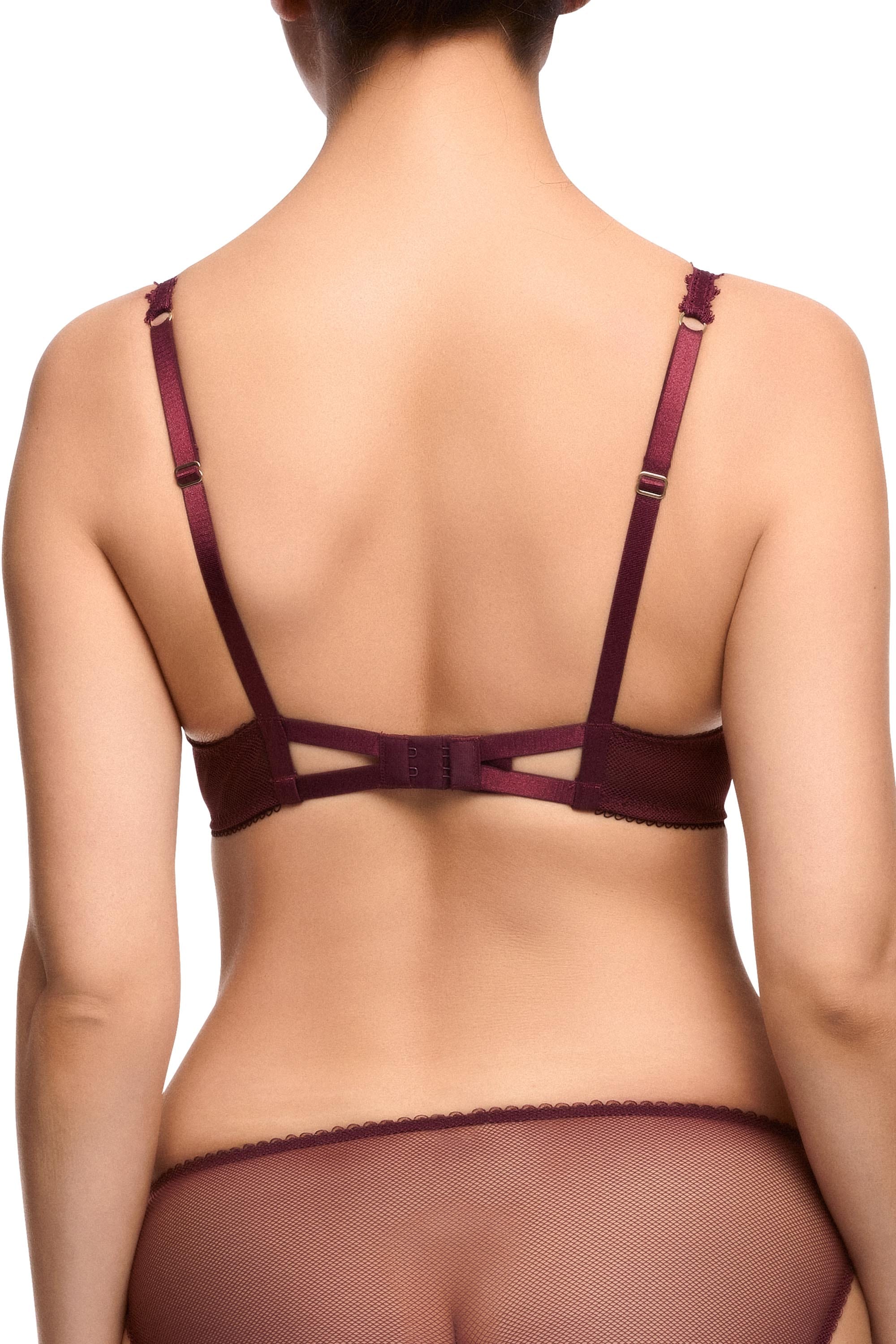 Star Lift Plum Underwire Balconette Bra