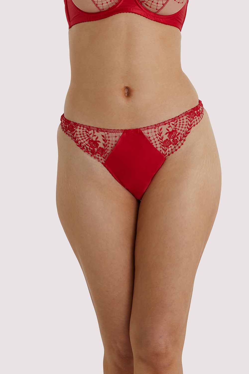 Julie's Roses G-String Red