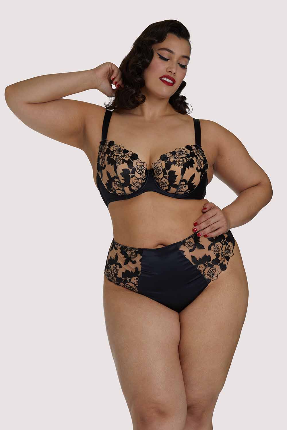 Rosabelle High Waist Curve Thong – Playful Promises