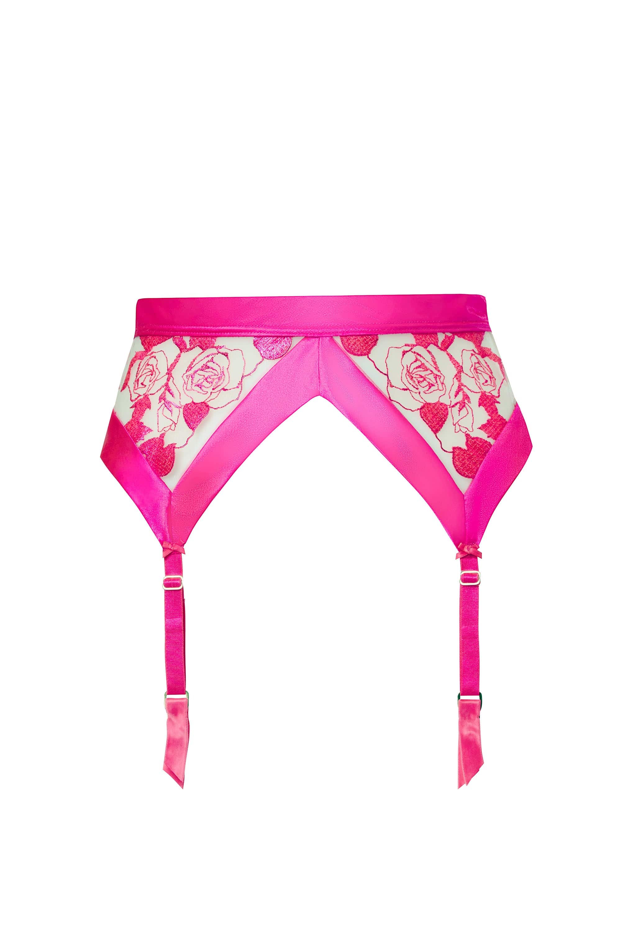Rosabelle Pink Floral Suspender