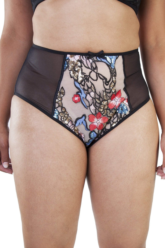 Celeste Sequined Embroidered HW Brief