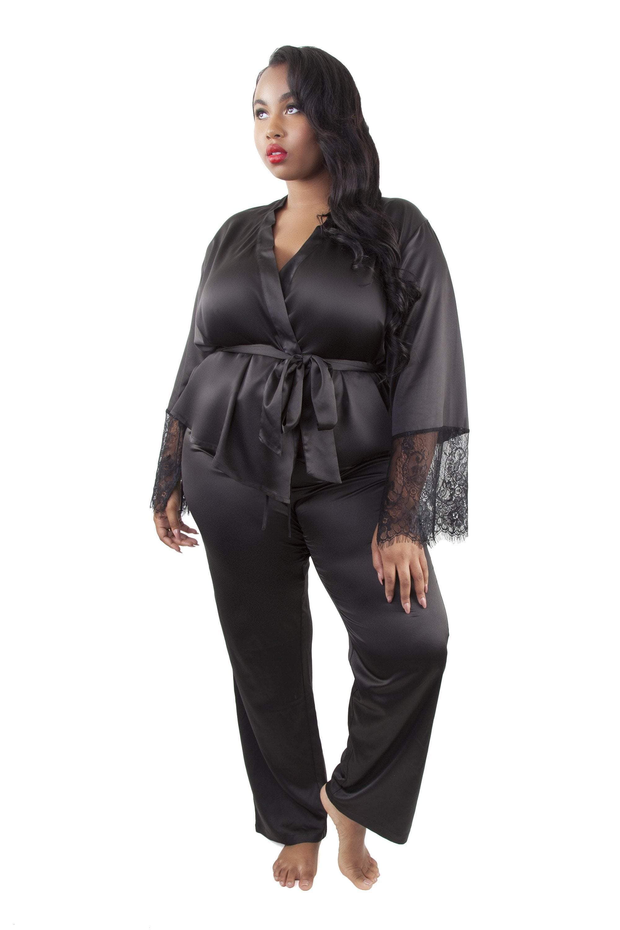 Joanie Satin PJ Set