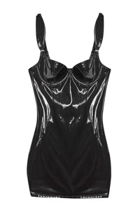 Maxine Black PVC Wired Dress