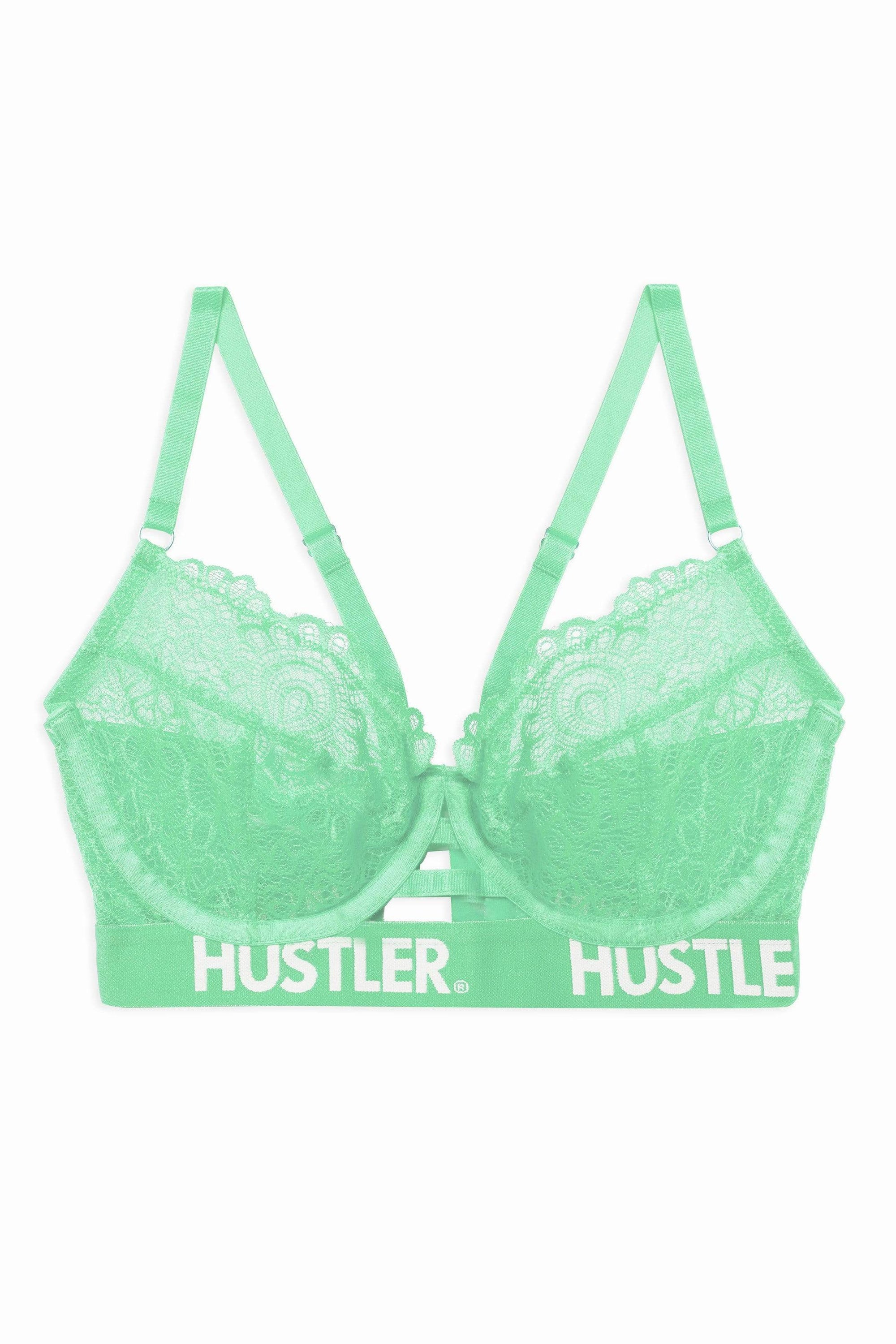 Branded Mint Curve Lace Bra