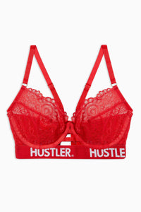 Branded Red Lace Bra