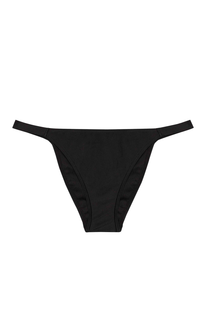 Black Tanga Bikini Brief