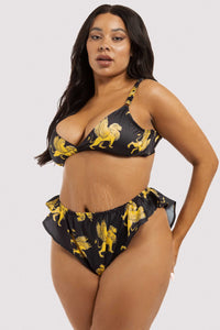 Lioness Flutter Black Panty