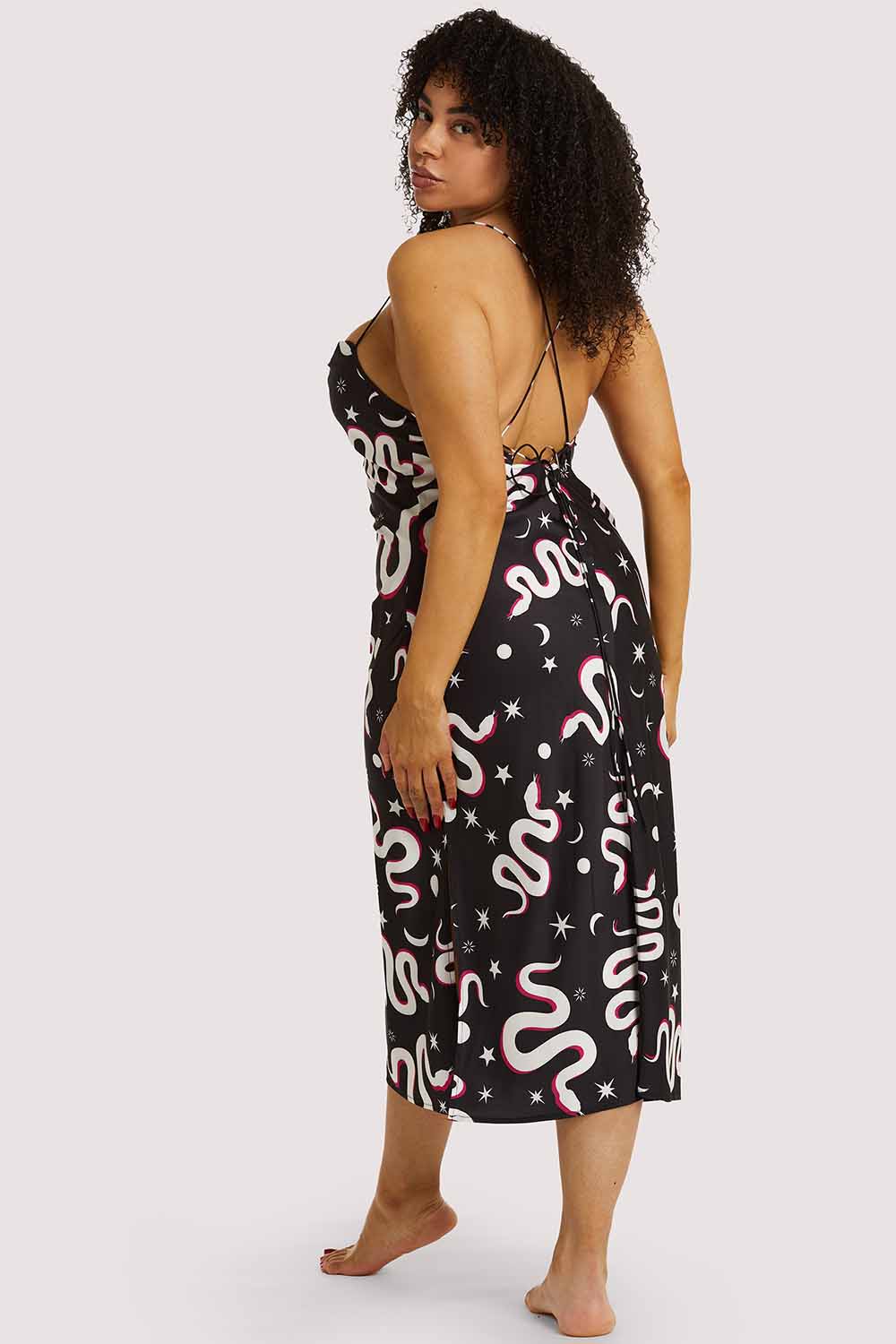 Black Moon Snake Dress