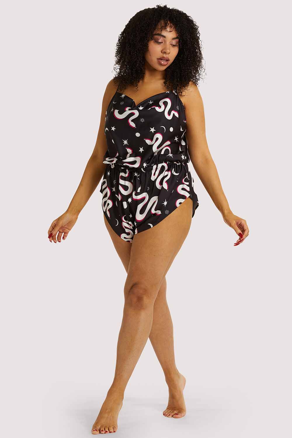 Black Moon Snake Playsuit