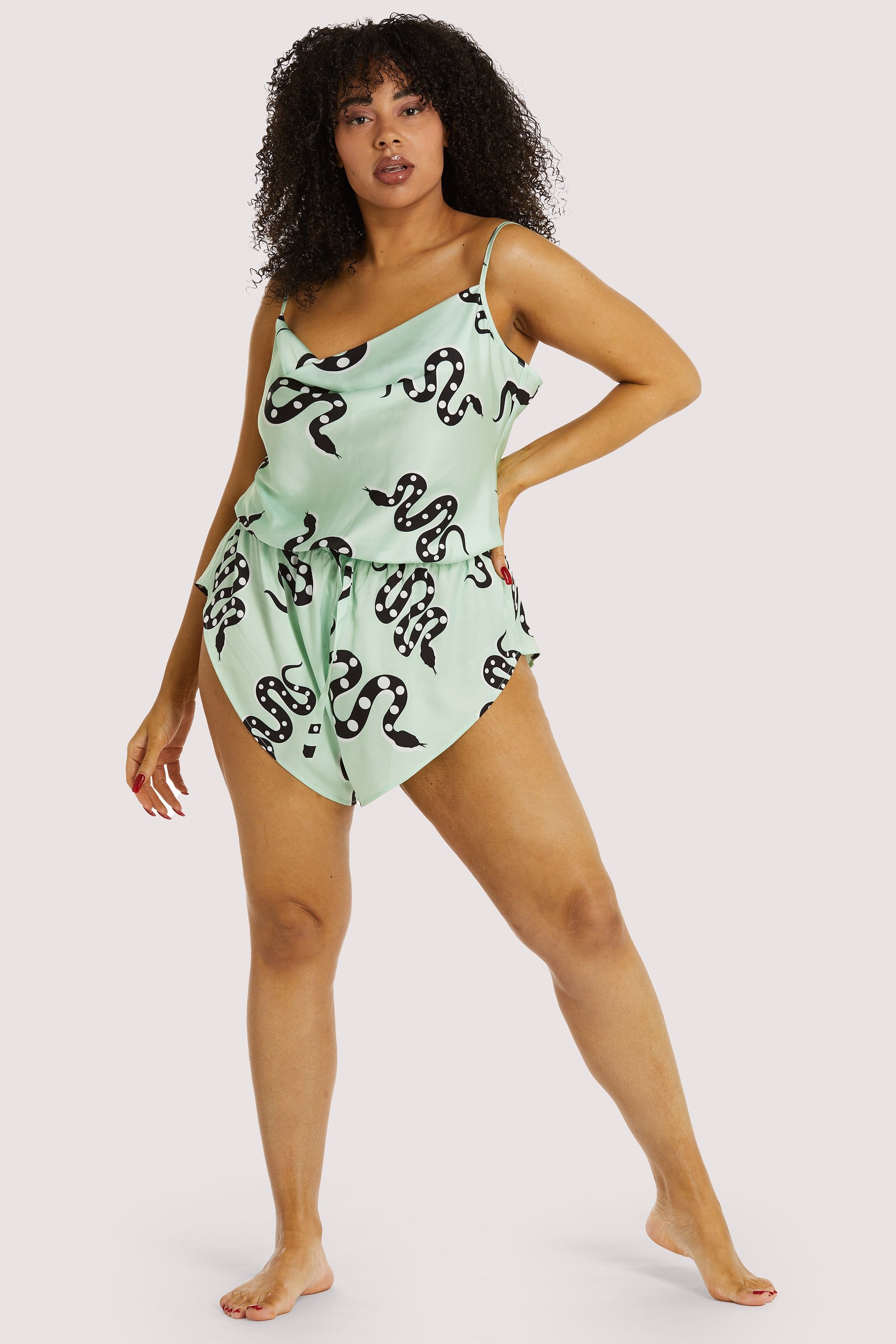 Green Moon Snake Playsuit