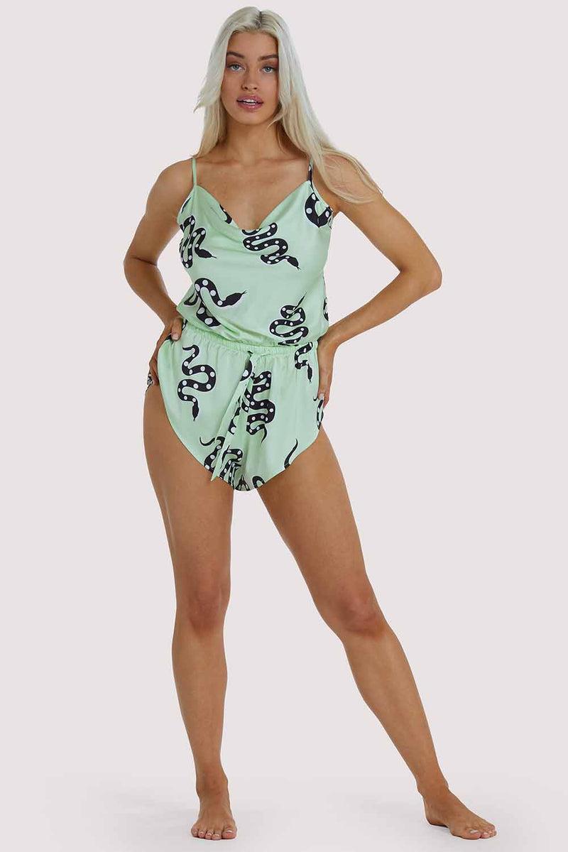 Green Moon Snake Playsuit