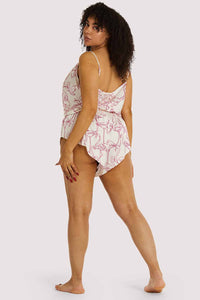 Pink Flamingo Playsuit