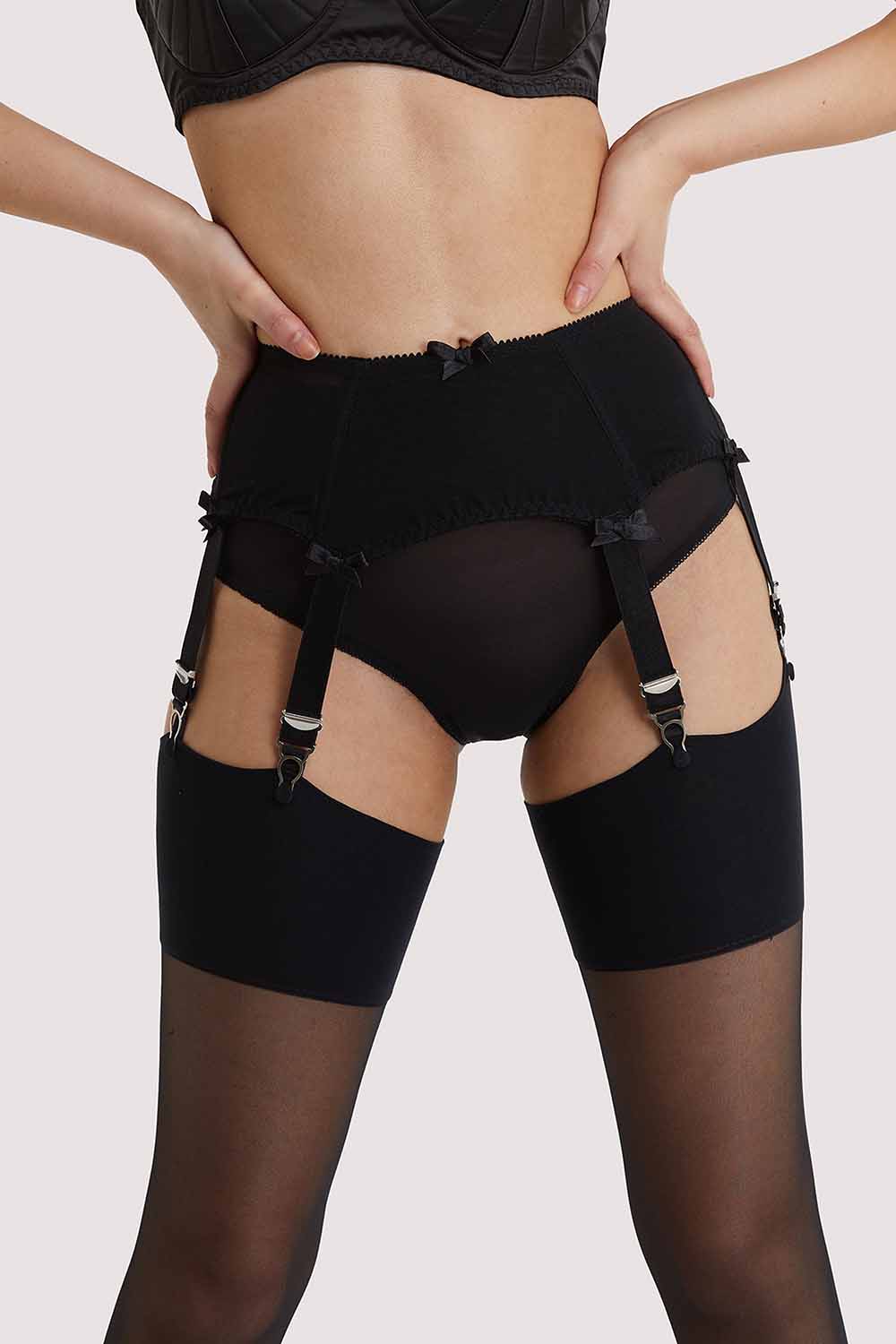 Retro Classics Boned 6-Strap Suspender Belt – Playful Promises