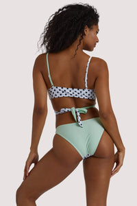 Green and Polka Dot Brazilian Briefs