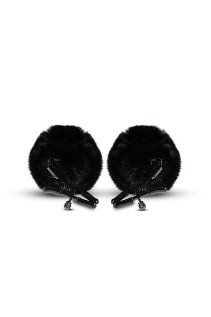 Noir Black Pom Adjustable Nipple Clamps