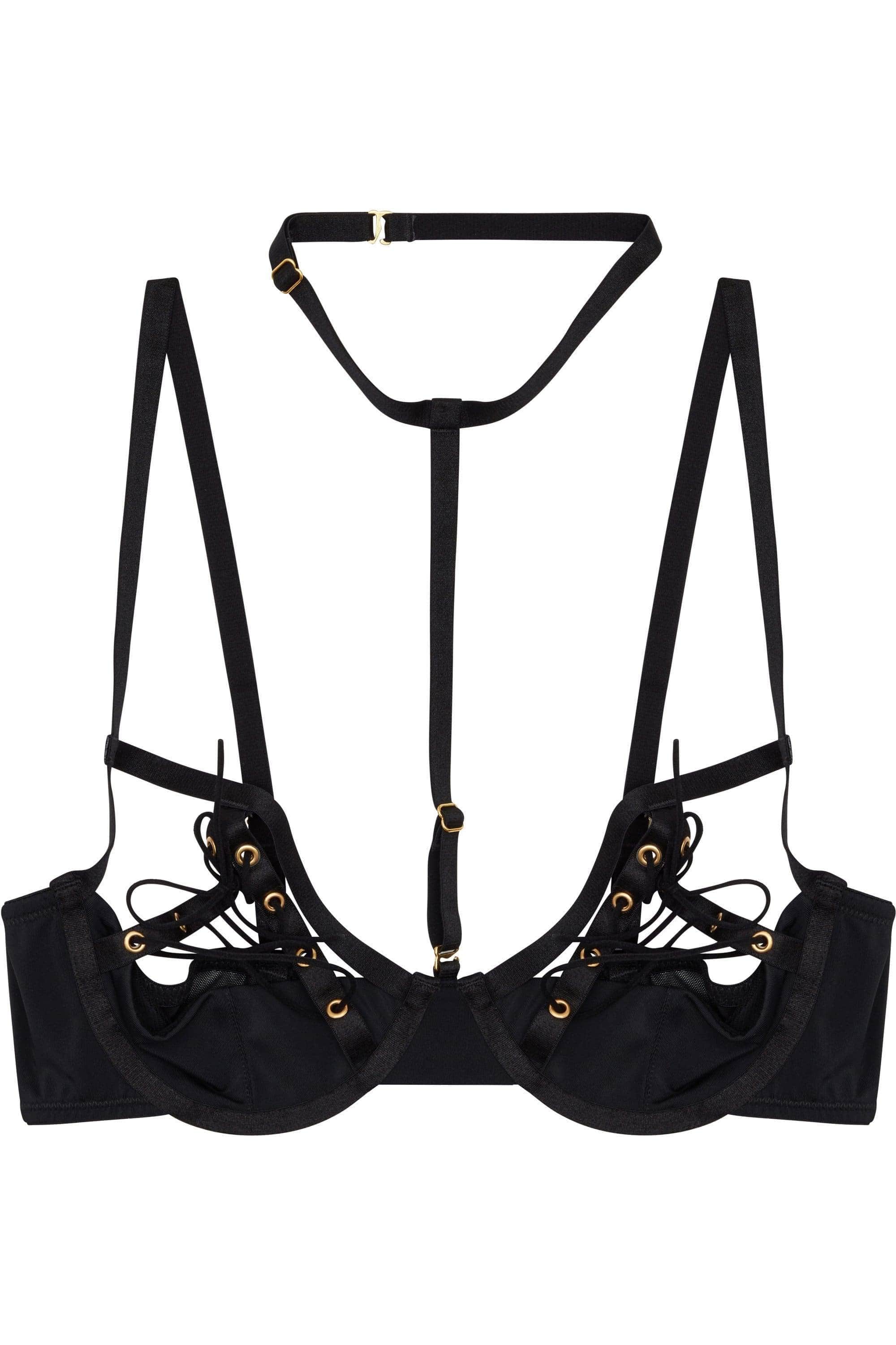 Peek & Beau Inez Lace up Detail Bra