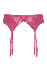 Peek & Beau Dani Magenta Strappy Satin Suspender