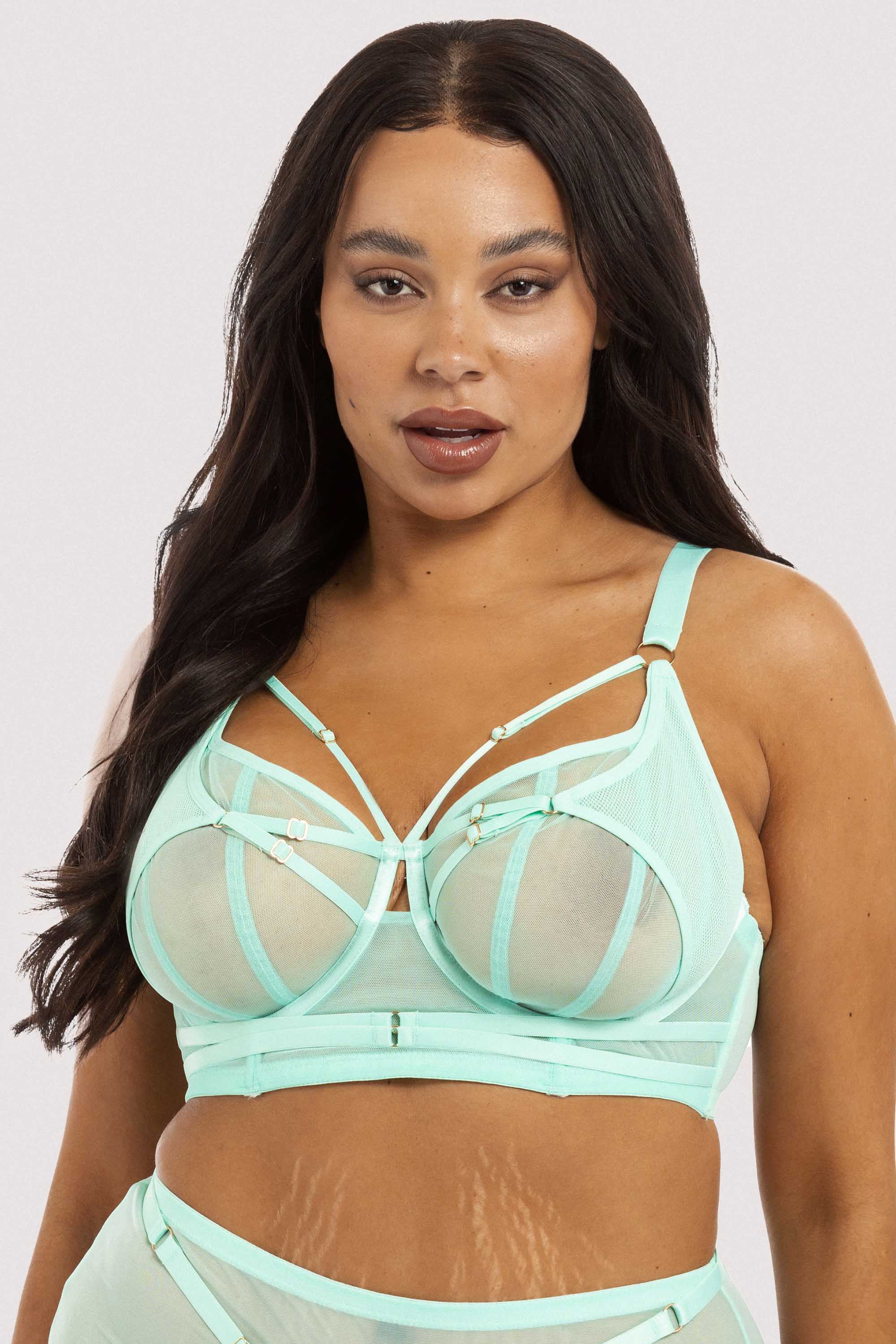 Eddie Aqua Crossover Wrap Bra – Playful Promises