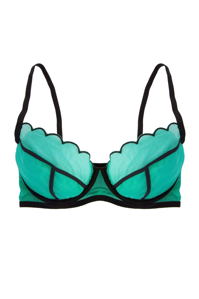 Kendra Emerald Scalloped DD-F Bra