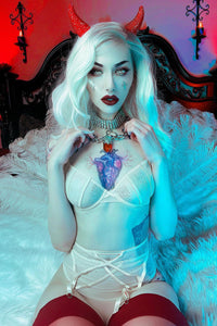 Nola Toffee Diamante Studded Bra