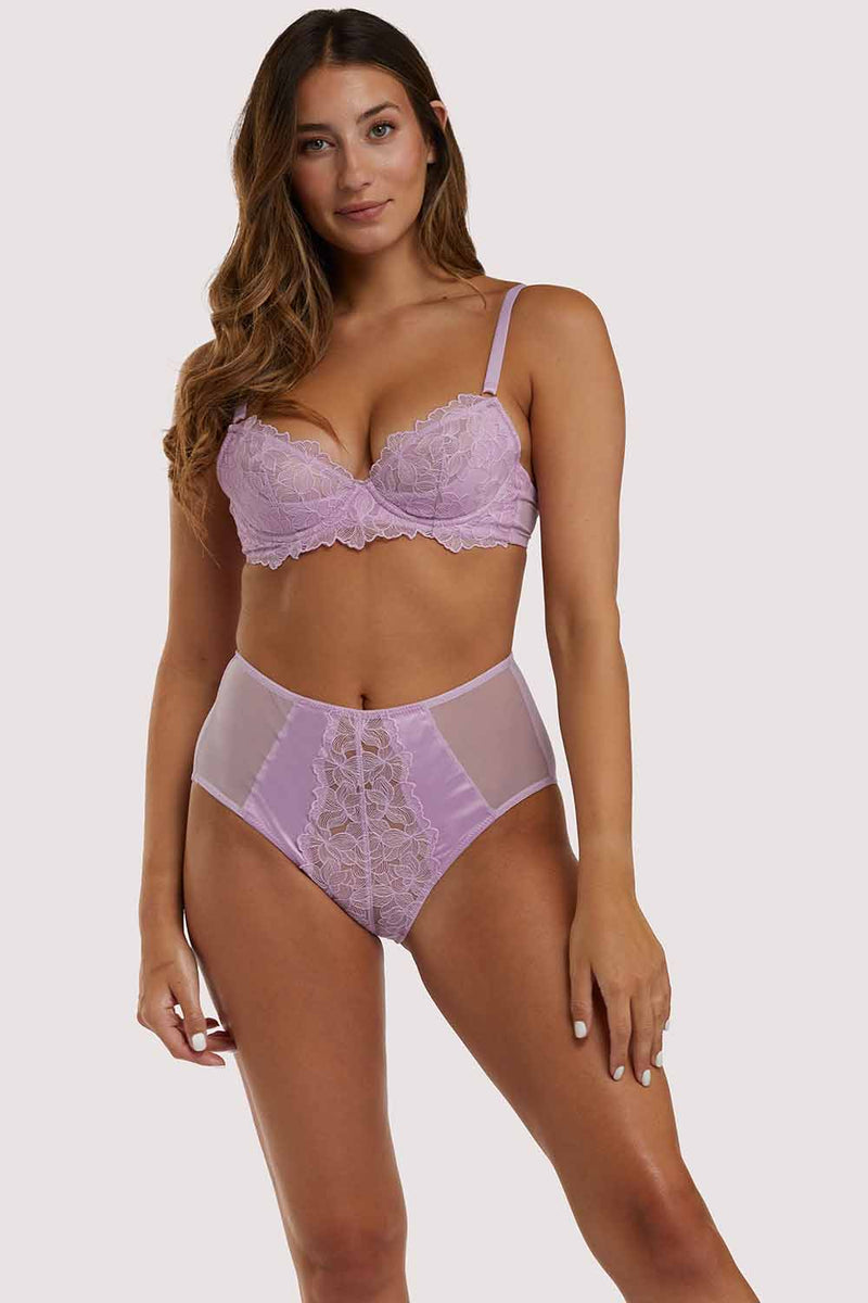 LoveRose, See You at Nine Non-Pocketed Wire-Free Bra, Lilac