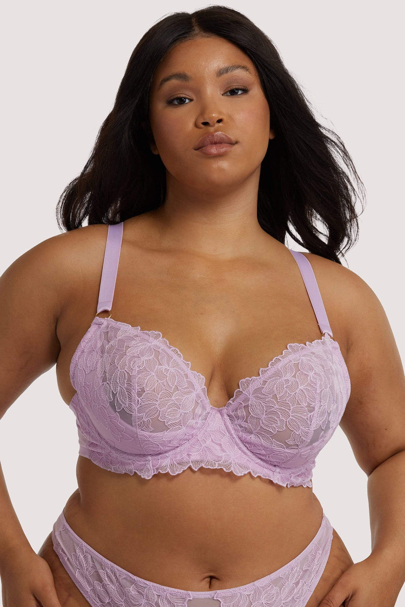 Lila Lilac Plunge Bra – Playful Promises