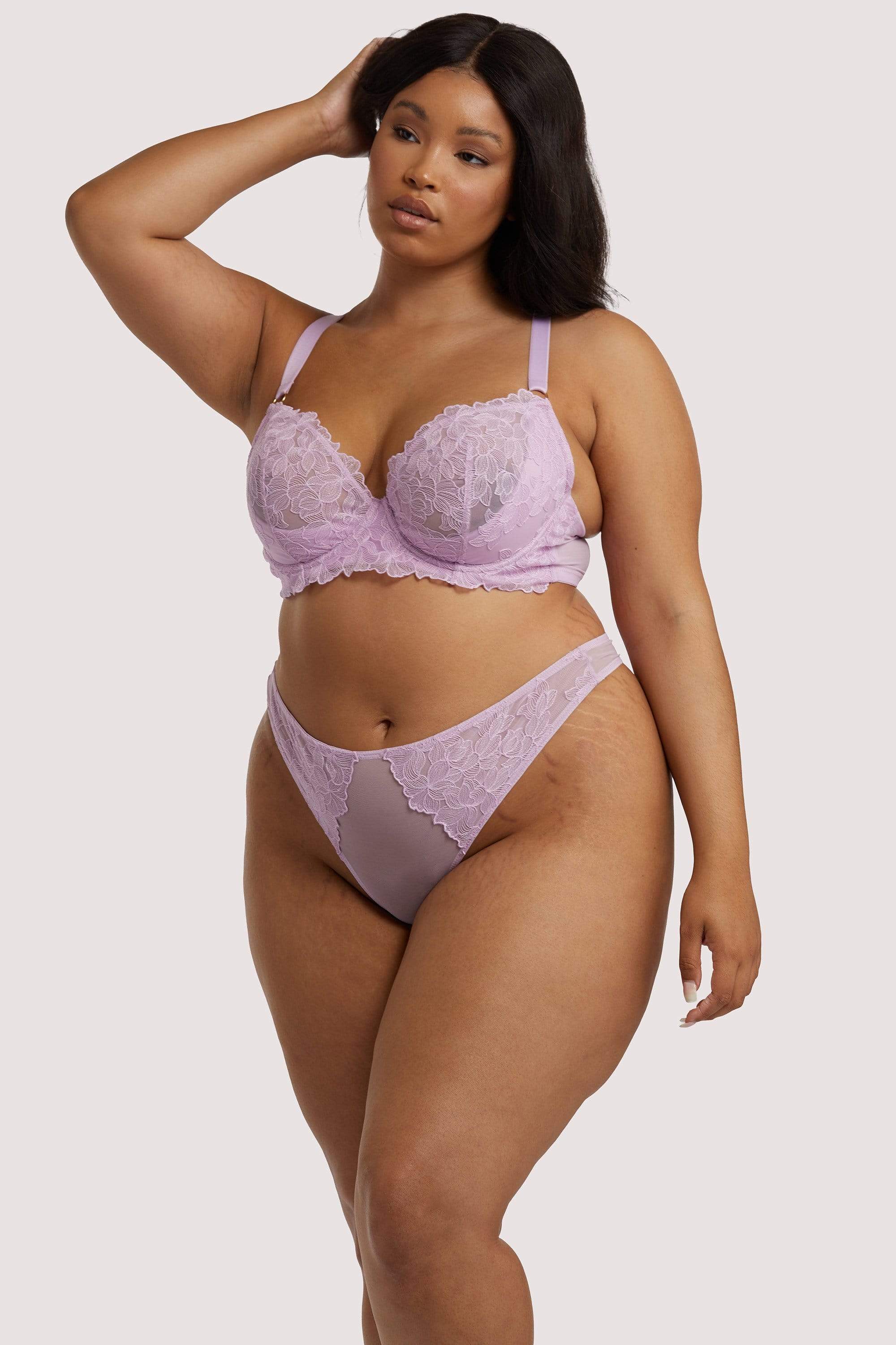 Lila Lilac Plunge Bra – Playful Promises