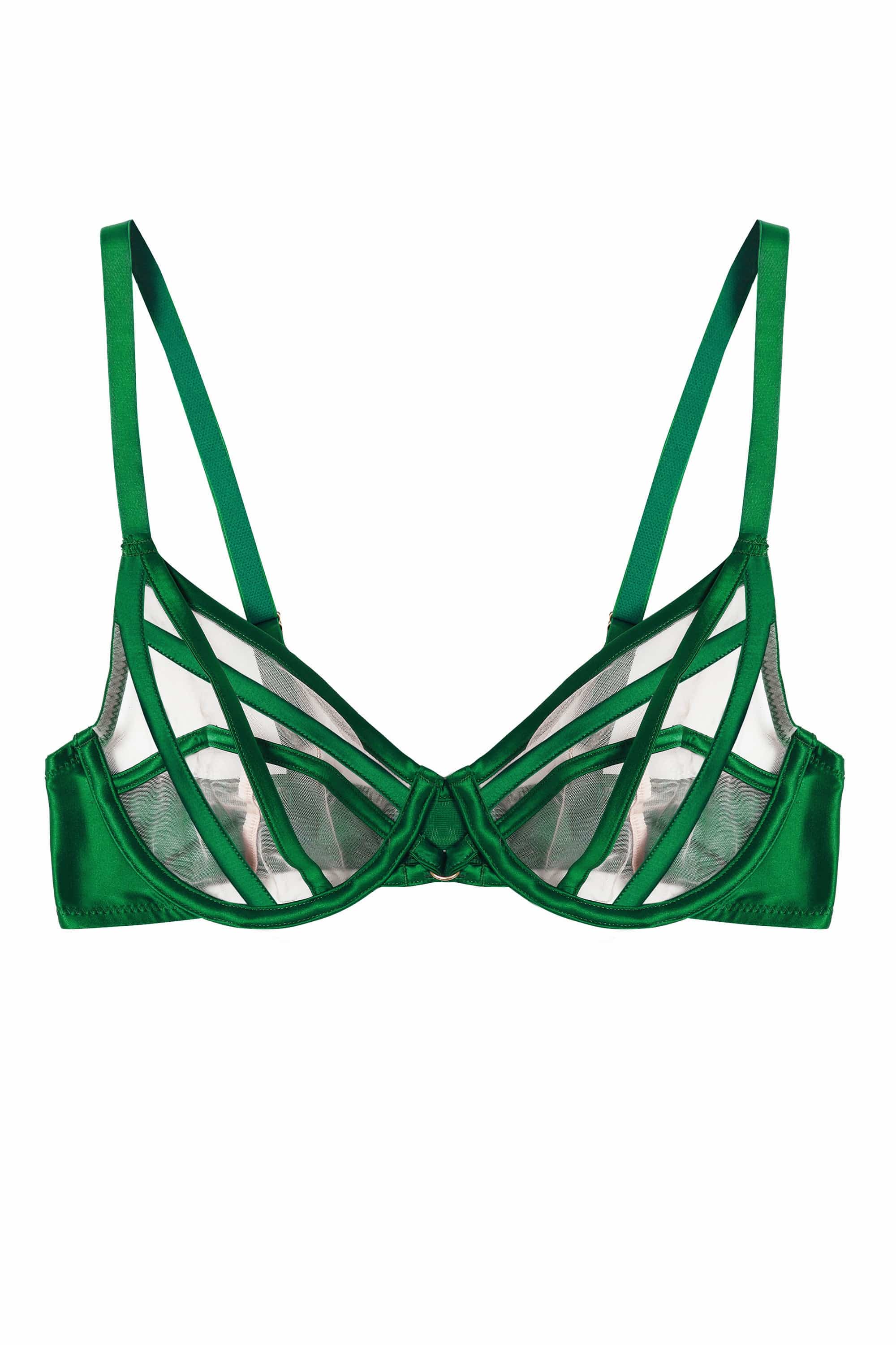 In motion Adjustable bra Emerald Green – Lokamo