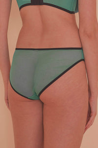 Kendra Emerald Scalloped Brief