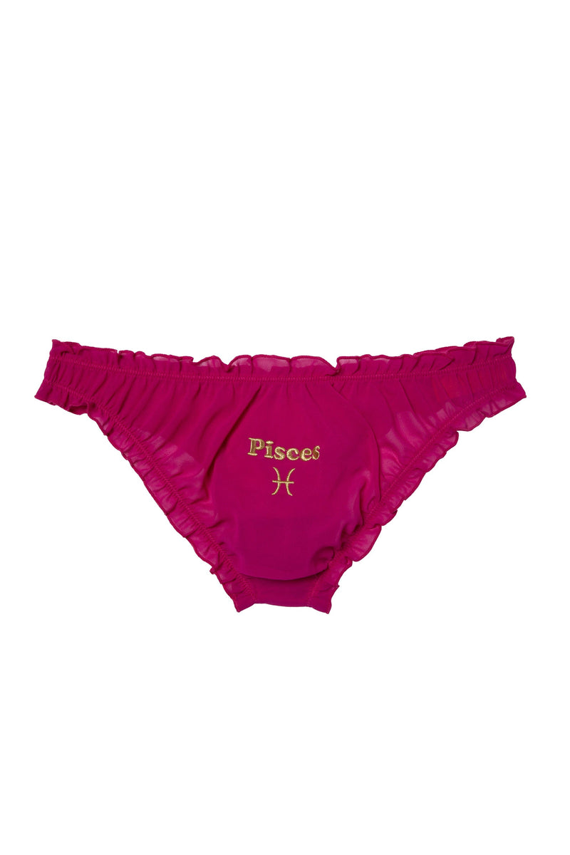 Pisces Chiffon Star Sign Knickers