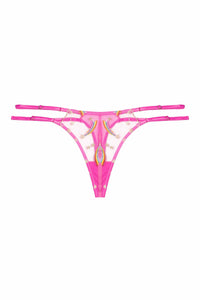 Coccinelle Rainbow Shooting Star Pride Embroidery Thong
