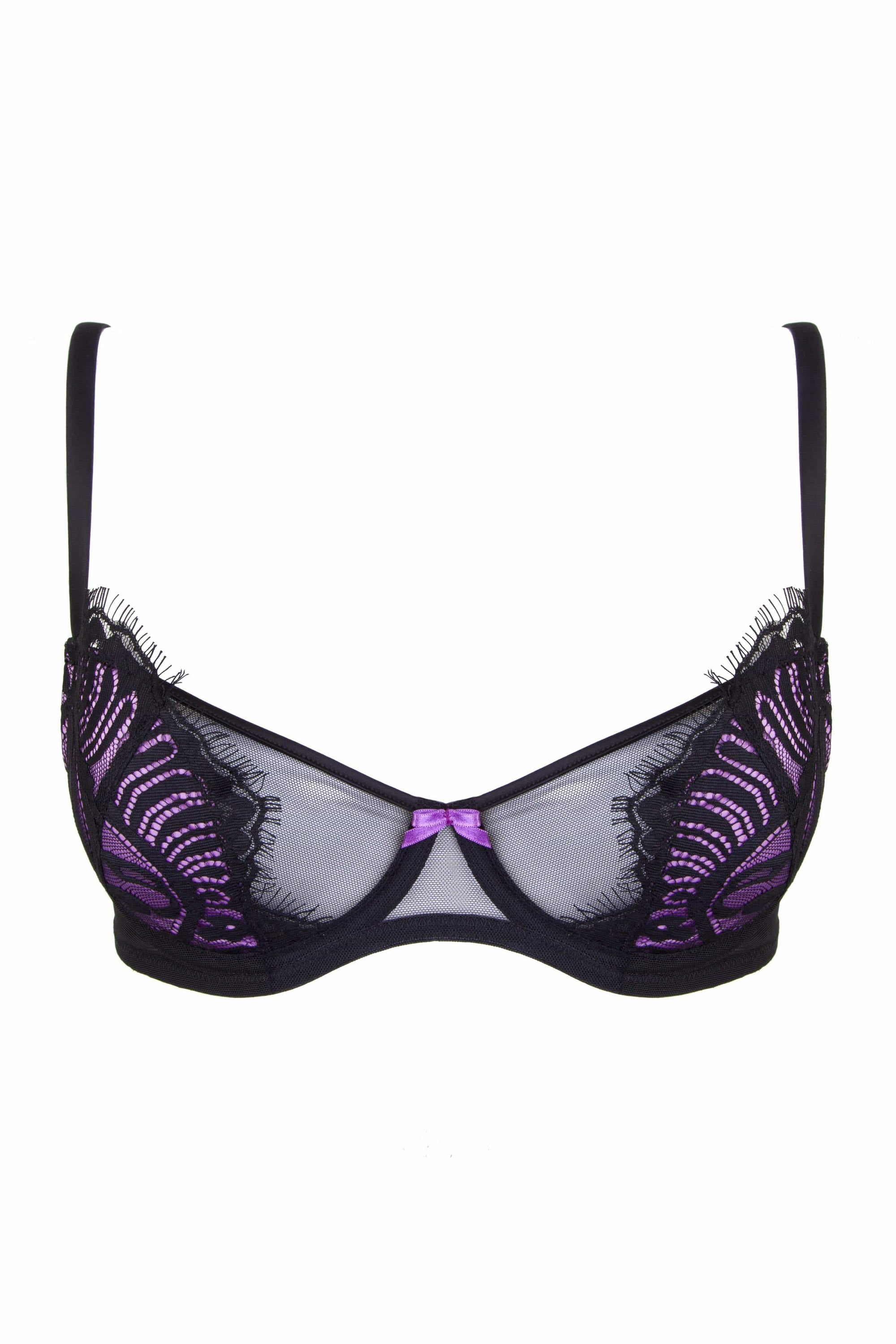 Candy Ultra Violet/Black Bra A-D Cups