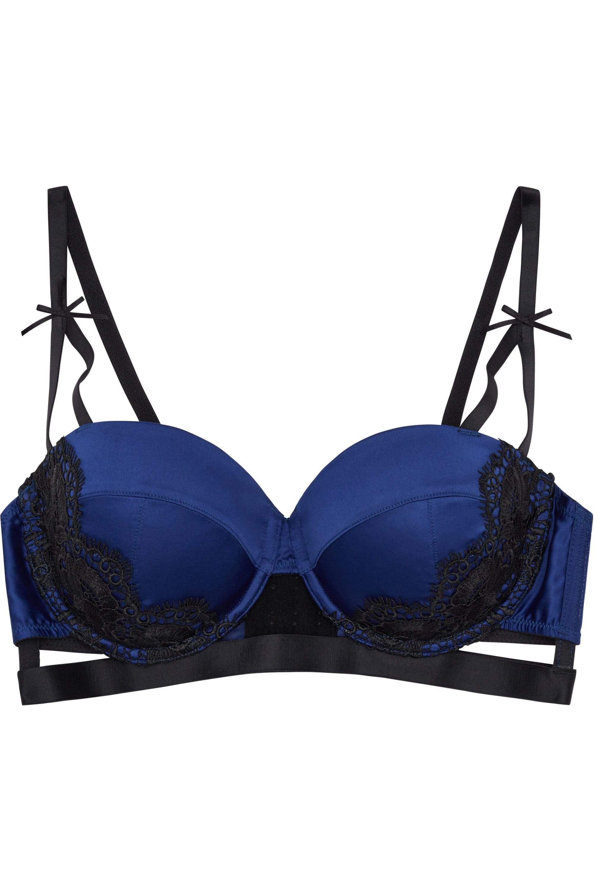 Tabitha Blue Embroidery Bra core A - D