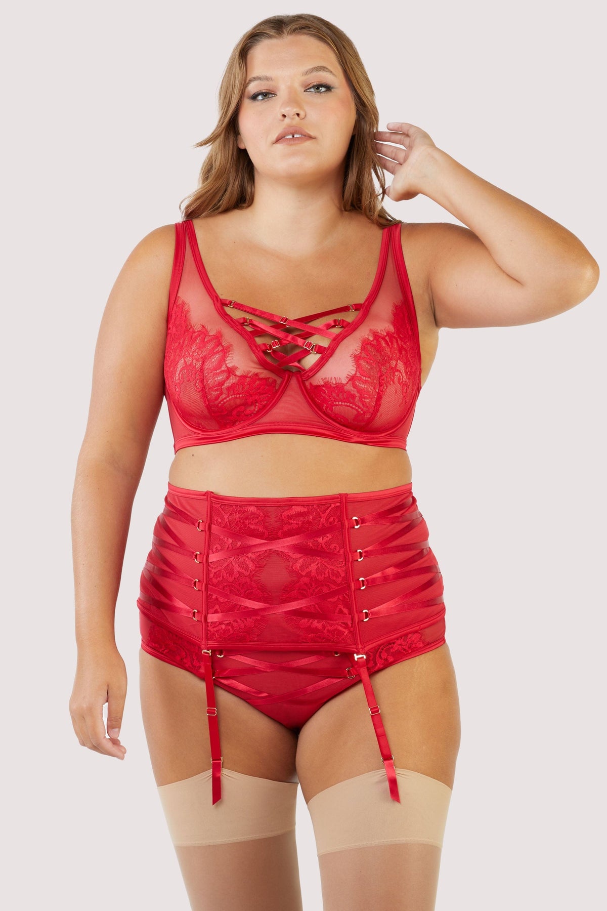 Juliet Red Roll On Girdle – Playful Promises USA