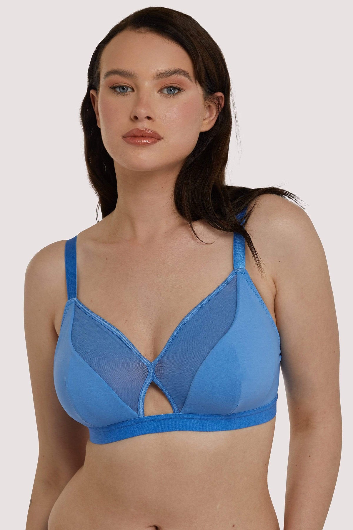 Curvy Kate Get Up and Chill Bralette - Denim Blue