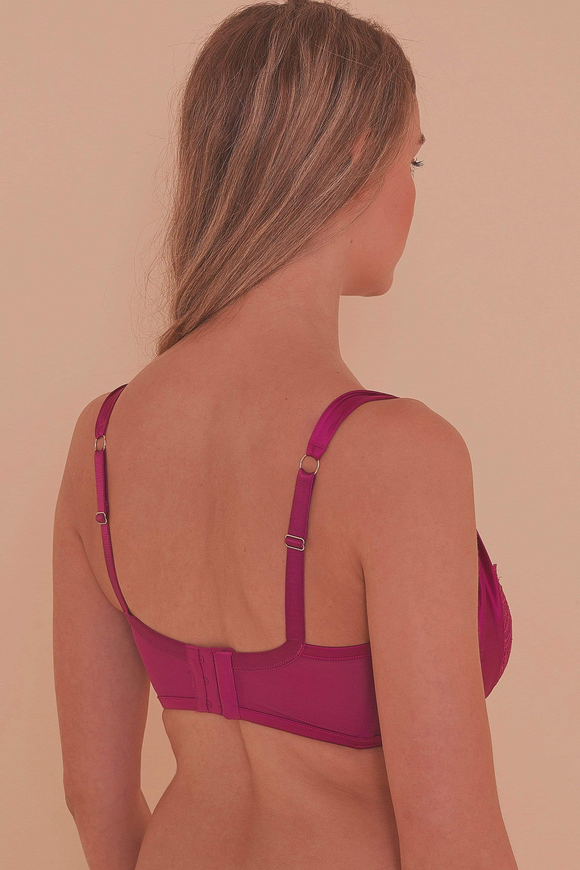 Arabella Fuller Bust Satin gathered cup bra