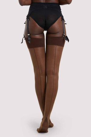 Seamed Stocking Dark