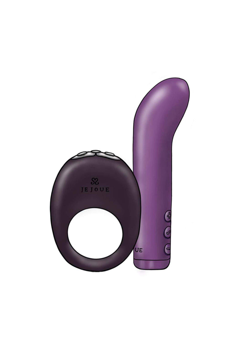 Je Joue Couples Collection Gift Set Black and Purple