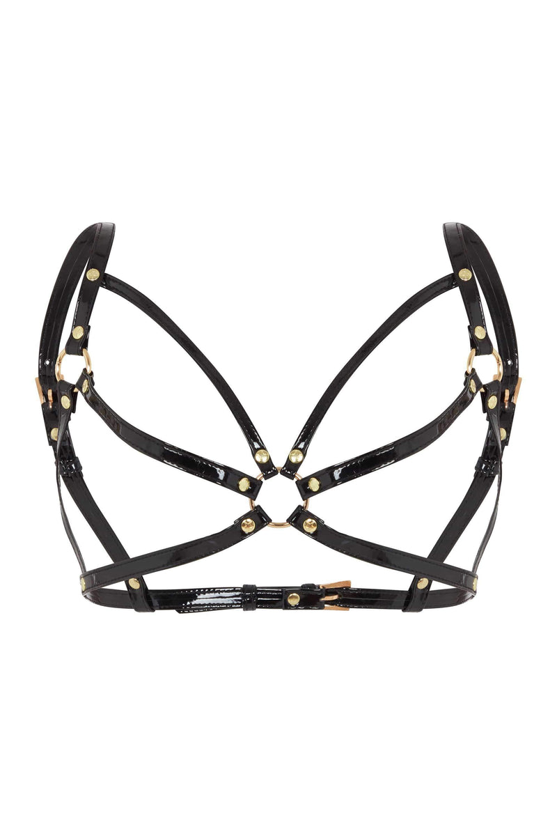 Open Harness Bra Black