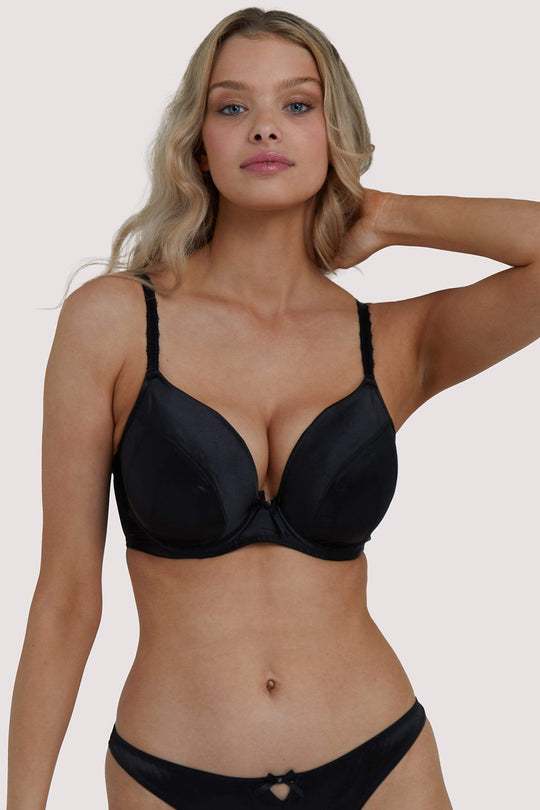 Sophia Black Plunge & Push Up Bra