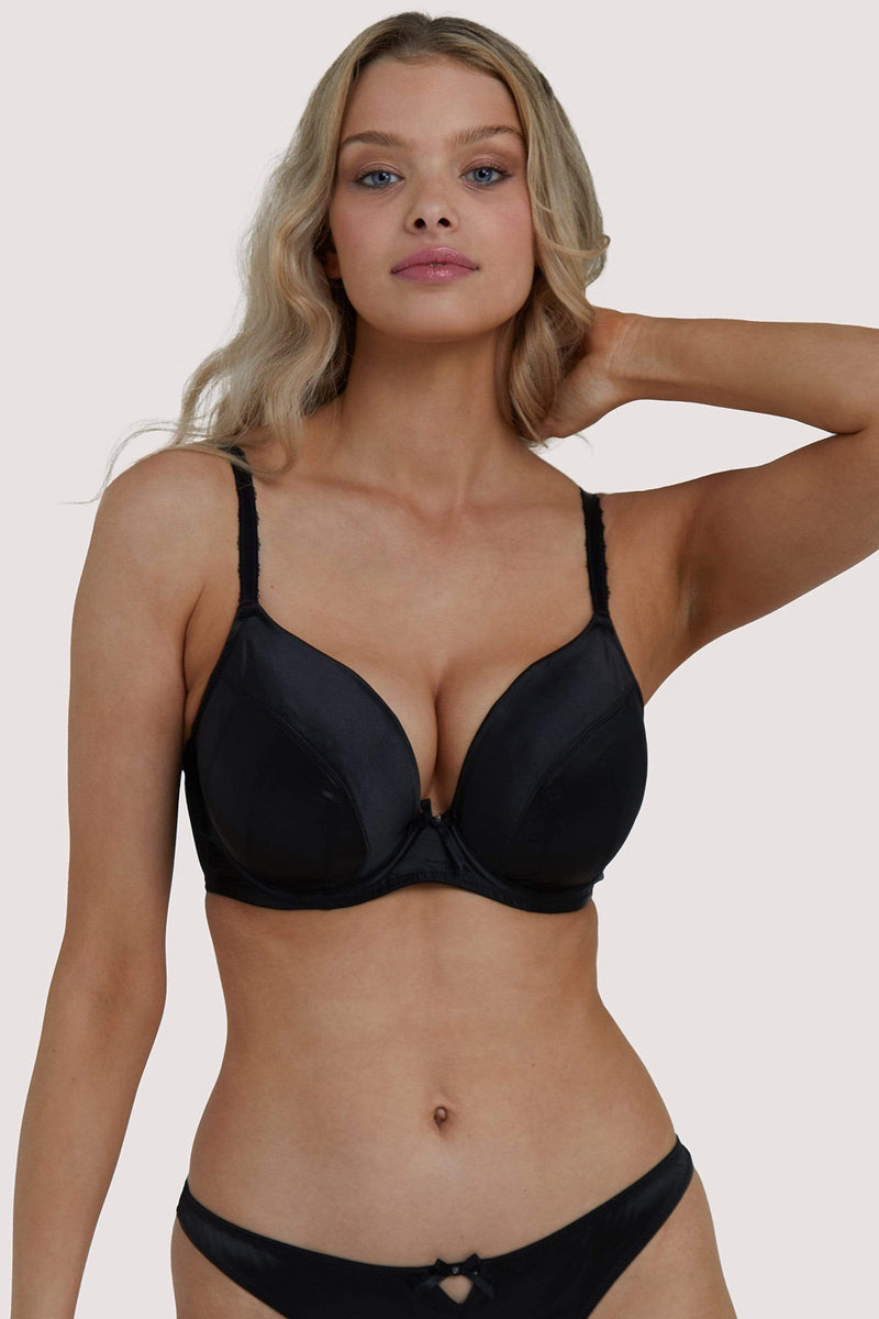 Sophia Black Plunge & Push Up Bra – Playful Promises