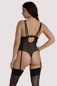 Lacie Black Suspender Body