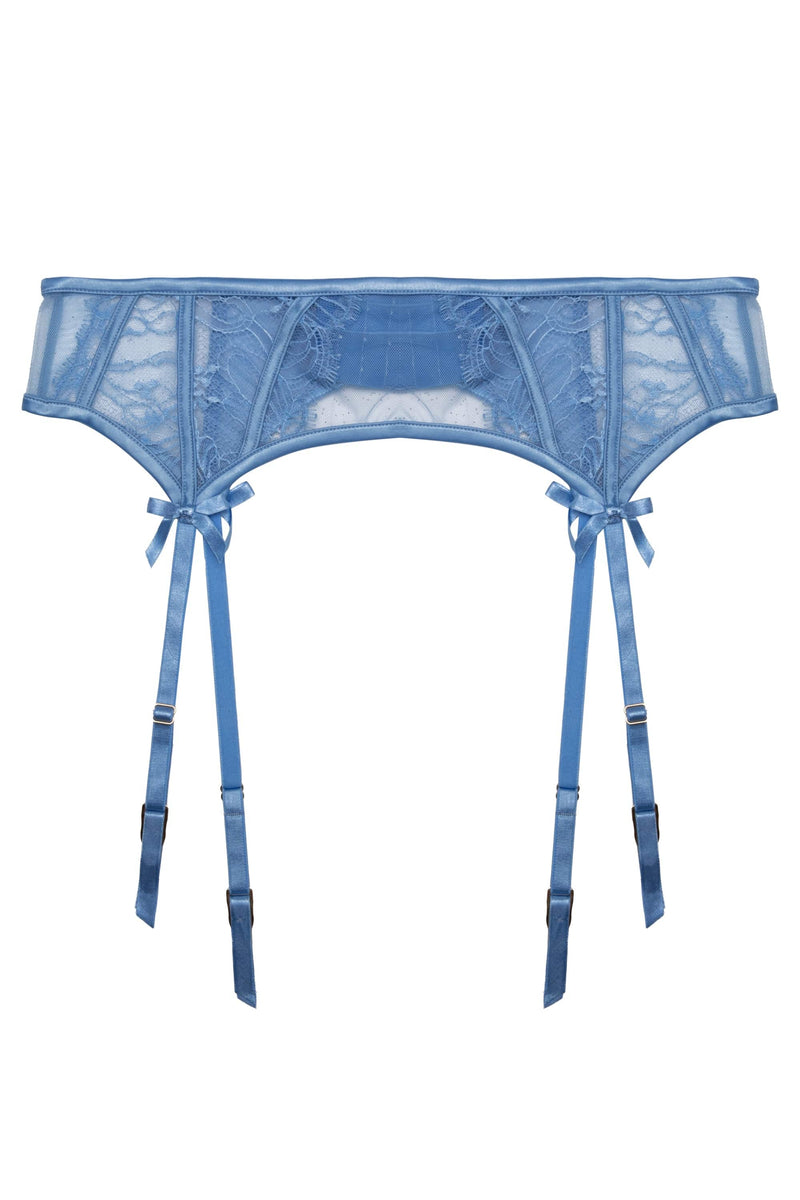 Fallon Cornflower Blue Lace Suspender Playful Promises Fallon Cornflower Blue Lace Suspender Playful Promises