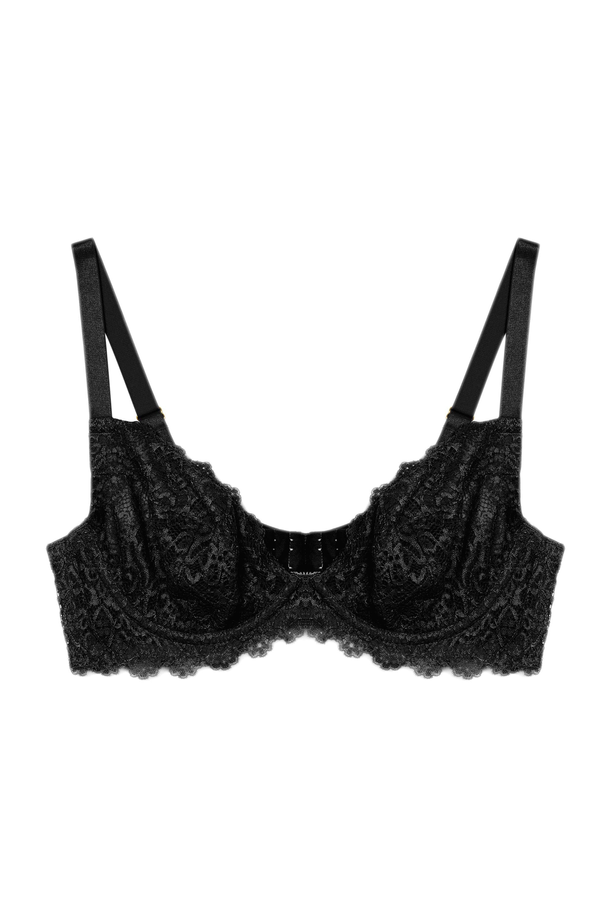 Ariana Black Lace Bra – Playful Promises