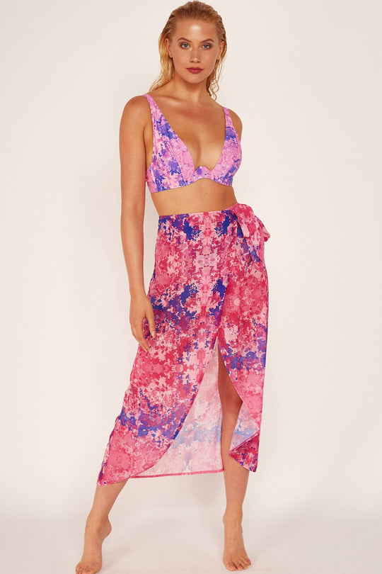 Wolf & Whistle Neon Tie Dye Sarong