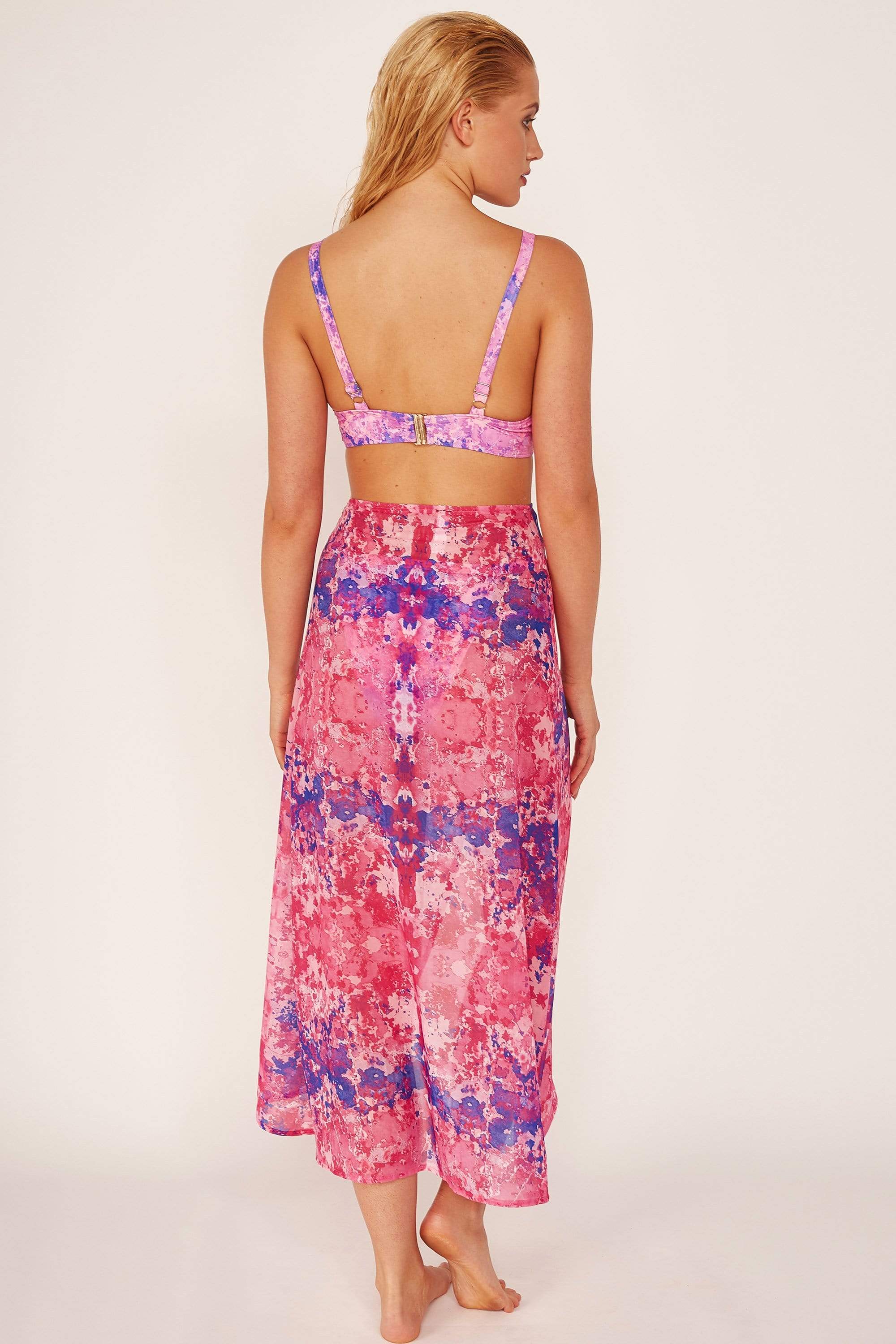 Wolf & Whistle Neon Tie Dye Sarong